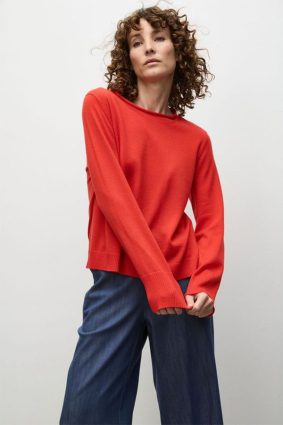 Mela Purdie Roll Sweater Poppy
