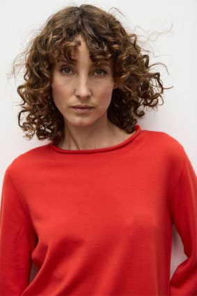 Mela Purdie Roll Sweater Poppy