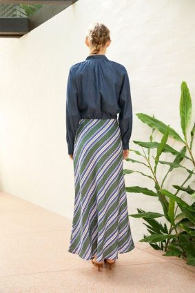 The Dreamer Label Chloe Denim Blouse