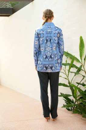 The Dreamer Label River Bird Shirt Blue