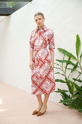 The Dreamer Label River Dahlia Ankle Dress