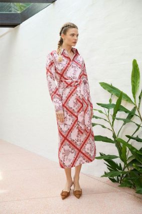 The Dreamer Label River Dahlia Ankle Dress