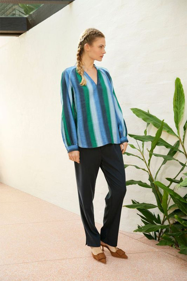 The Dreamer Label Nola Ocean Blouse