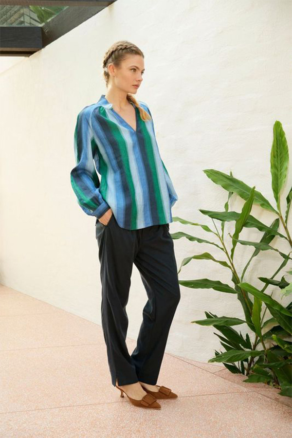 The Dreamer Label Nola Ocean Blouse
