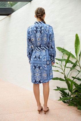 The Dreamer Label Skye Bird Dress Blue