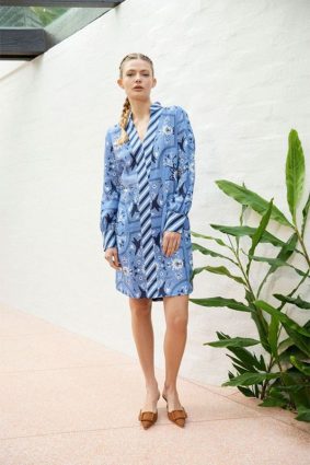 The Dreamer Label Skye Bird Dress Blue