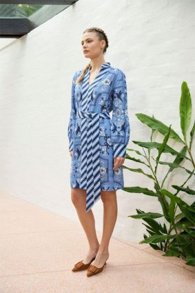 The Dreamer Label Skye Bird Dress Blue