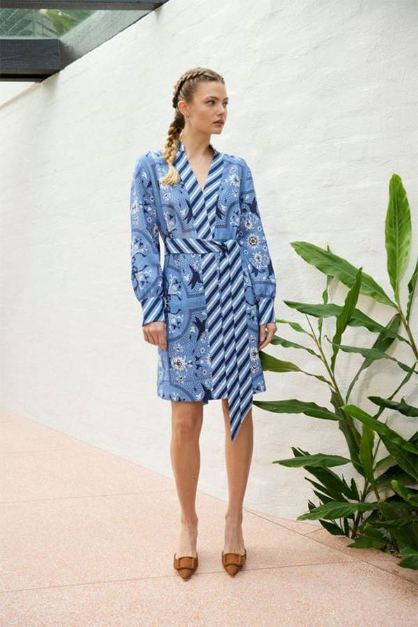 The Dreamer Label Skye Bird Dress Blue