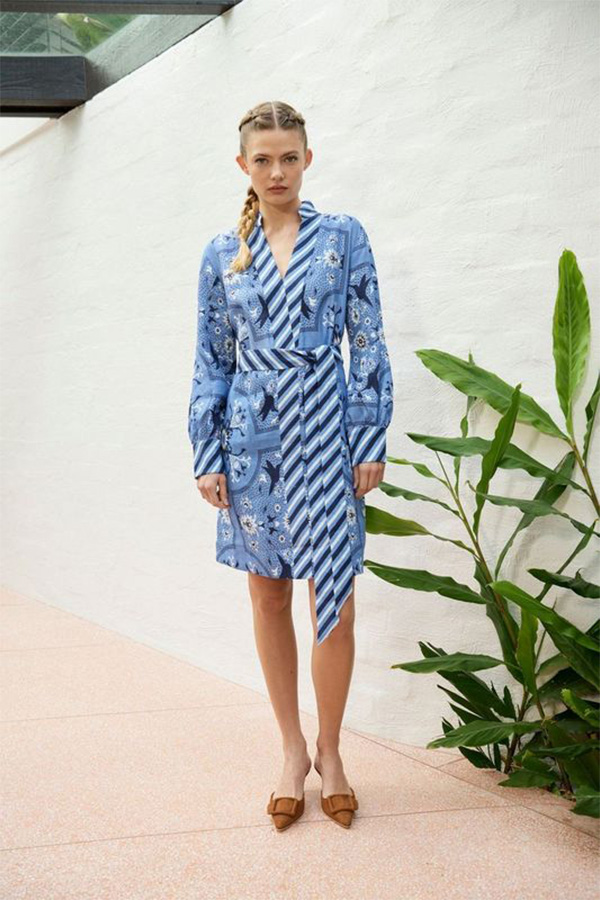 The Dreamer Label Skye Bird Dress Blue