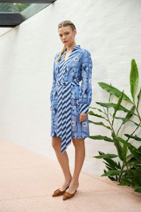 The Dreamer Label Skye Bird Dress Blue