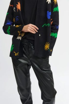 Tinta & Bariloche Melisa Cardigan Black