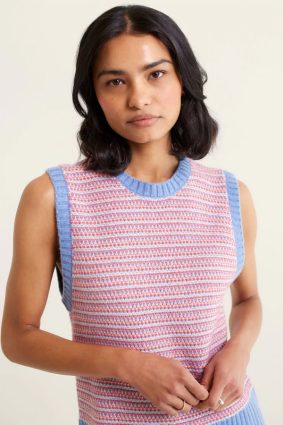 Alessandra Houston Vest Denim