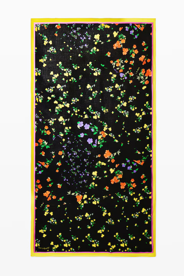 Desigual Foulard Scarf Negro