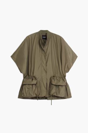 Desigual Poncho Kaki