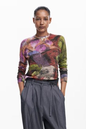 Desigual Pullover Knit Tutti Fruti