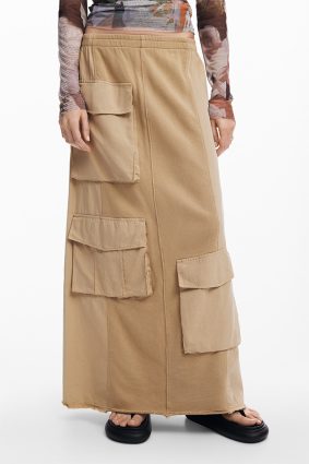 Desigual Skirt Camel
