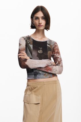 Desigual Skirt Camel