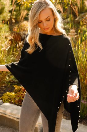 Esperance & Co Classic Topper with Pearls 237 Ebony
