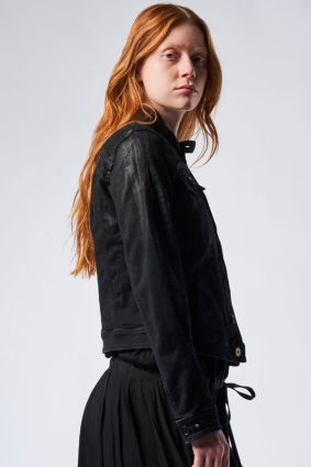 High Energetic Jeans Style Jacket Black