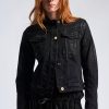 High Energetic Jeans Style Jacket Black