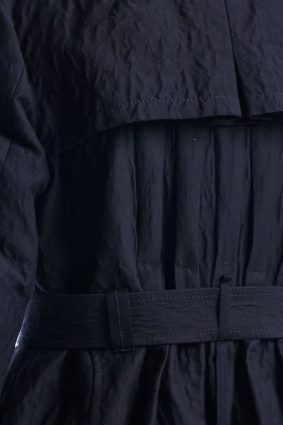 High Opinion Trench Coat Navy Blue