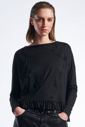 High Promising Long Sleeve T-Shirt Black