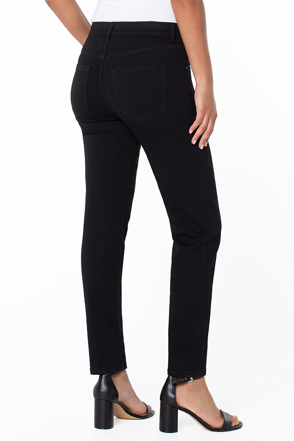 Liverpool Gia Glinder Slim 29in Jean Over Dye Black