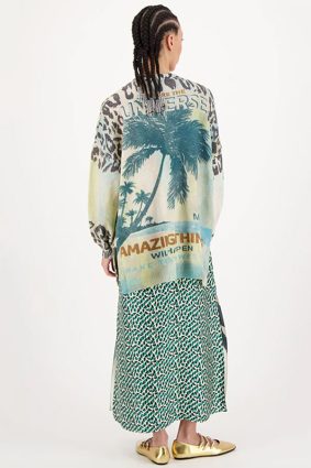 Me369 Liv Long Printed Cardigan