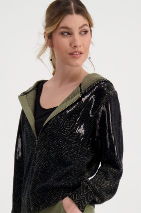Monari Hood Jacket Green Tea