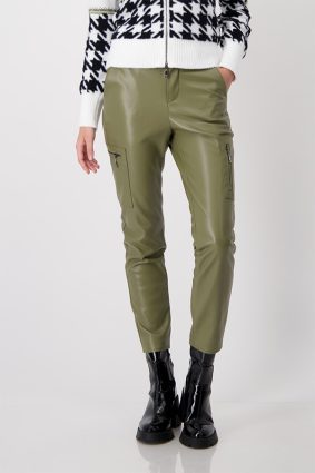 Monari Skinny Trousers Green Tea