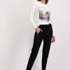 Monari Skinny Trousers Schwarz