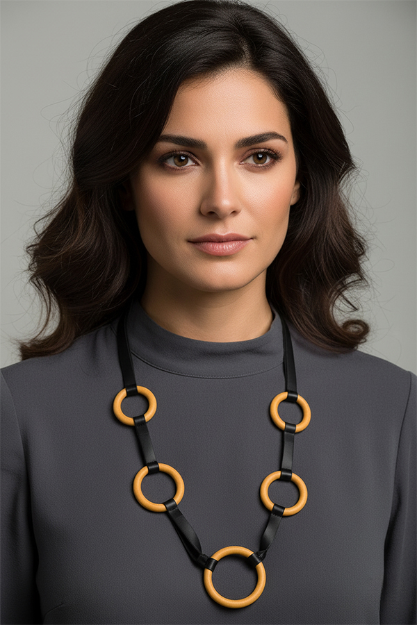 Neo Coll15 Knot Loop N Black_Mustard