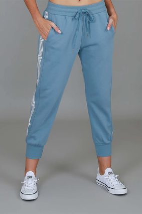 3rd Story Britney Star Stripe Sweatpants Pigeon