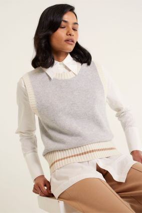 Alessandra Lexington Vest Grey