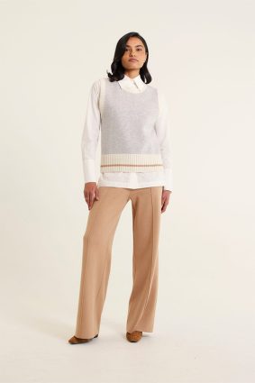 Alessandra Lexington Vest Grey