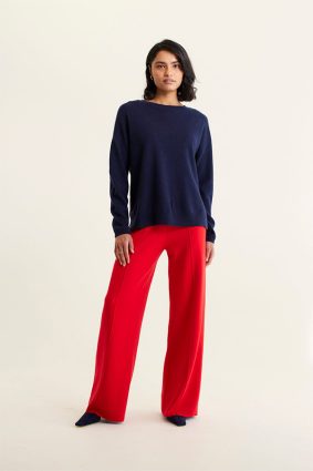 Alessandra Roosevelt Sweater Navy