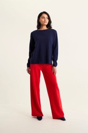 Alessandra Roosevelt Sweater Navy
