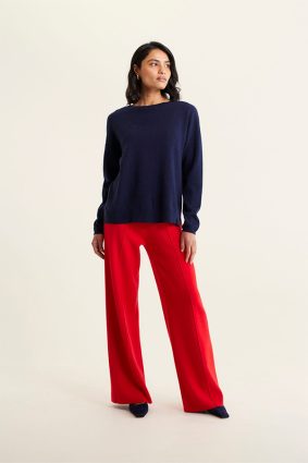 Alessandra Roosevelt Sweater Navy
