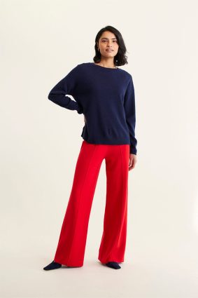 Alessandra Roosevelt Sweater Navy