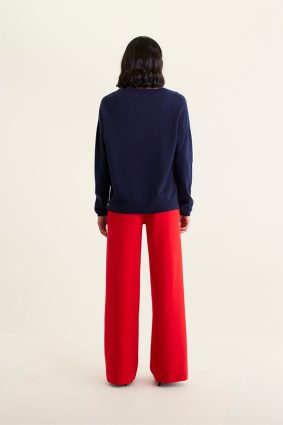 Alessandra Roosevelt Sweater Navy