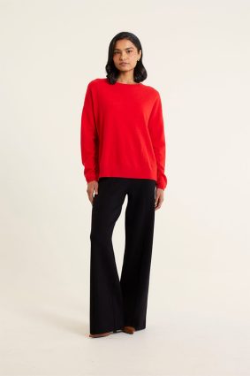 Alessandra Roosevelt Sweater Red