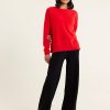 Alessandra Roosevelt Sweater Red