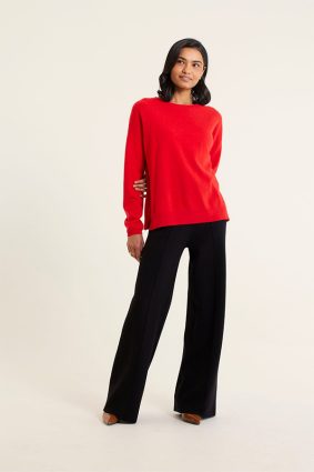 Alessandra Roosevelt Sweater Red