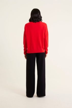 Alessandra Roosevelt Sweater Red