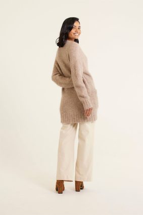 Alessandra Williamsburg Cardi Oatmeal