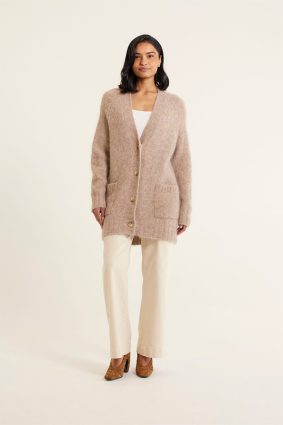 Alessandra Williamsburg Cardi Oatmeal