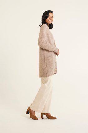 Alessandra Williamsburg Cardi Oatmeal