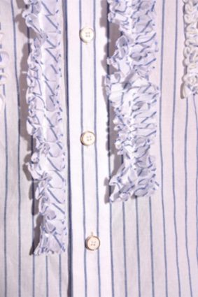 Cooper Gold Wave Shirt white Navy Gold