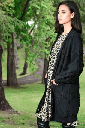 Curate A Wrapid Exit Knit Black