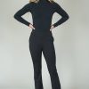 Lisette Kathryne Pants Straight with Pockets Black